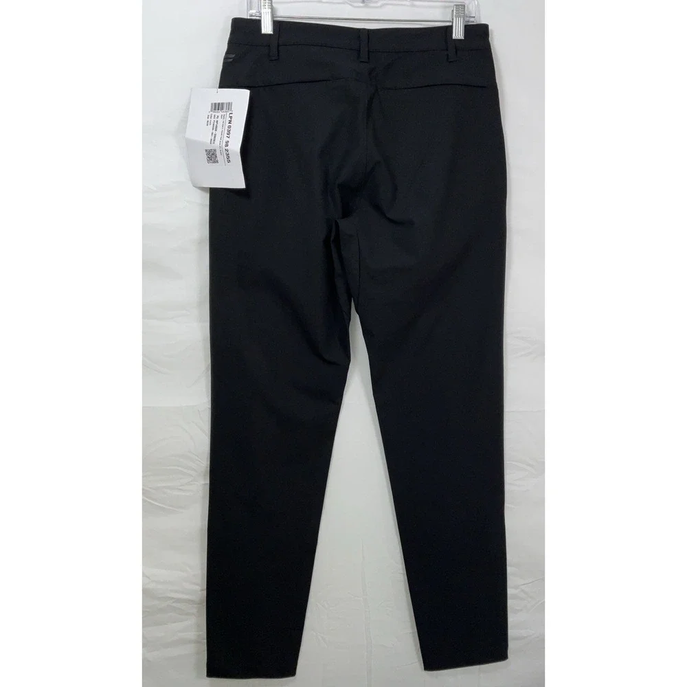 NWOT Mens Fabletics The‎ Don Slim Fit Trouser Pants - Black - Size 30